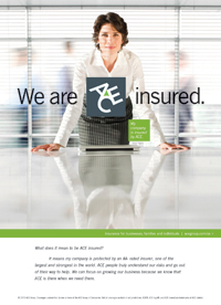 We are ACE insured.